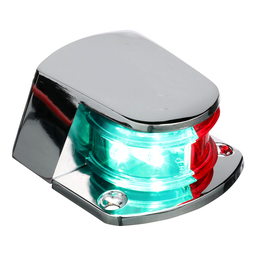 Seachoice LED Bow Light, Marine Navigation, Chrome Bi-Color, 1-Mile Visibility for Sail or Powerboats Under 39 Feet thumbnail-1