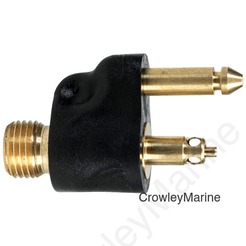 1/4" NPT Male Tank-Side, Brass