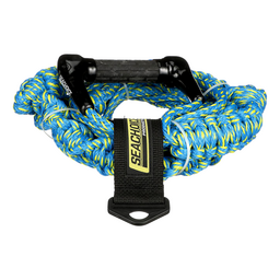 Seachoice 3-Section Wakesurfing Rope, 16 Ft. Long, 5-1/2 In. Handle w/ Textured Rubber Grip thumbnail-0