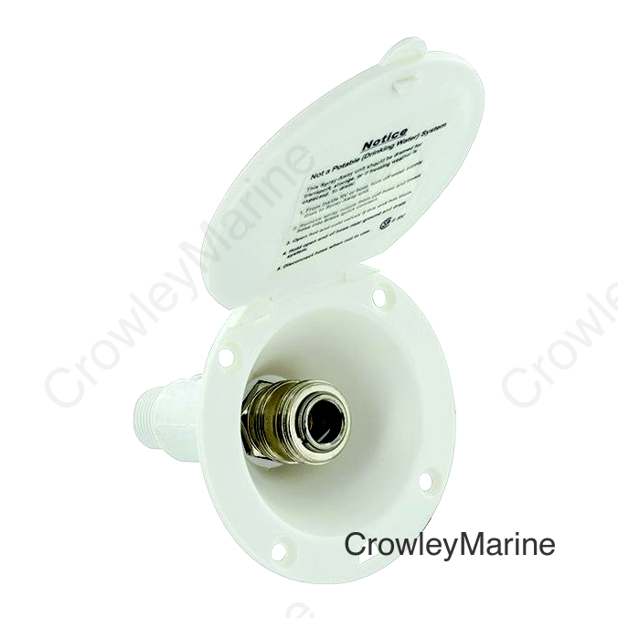 Valterra Spray-Away Quick Connect Port, White