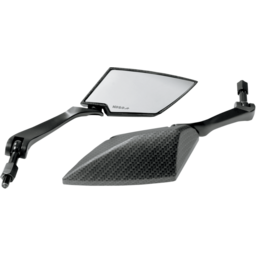 Clear Lens Mirror - Carbon Fiber/Black