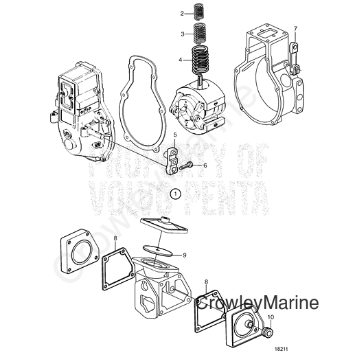 Lever(V2) - Volvo Penta (243852)