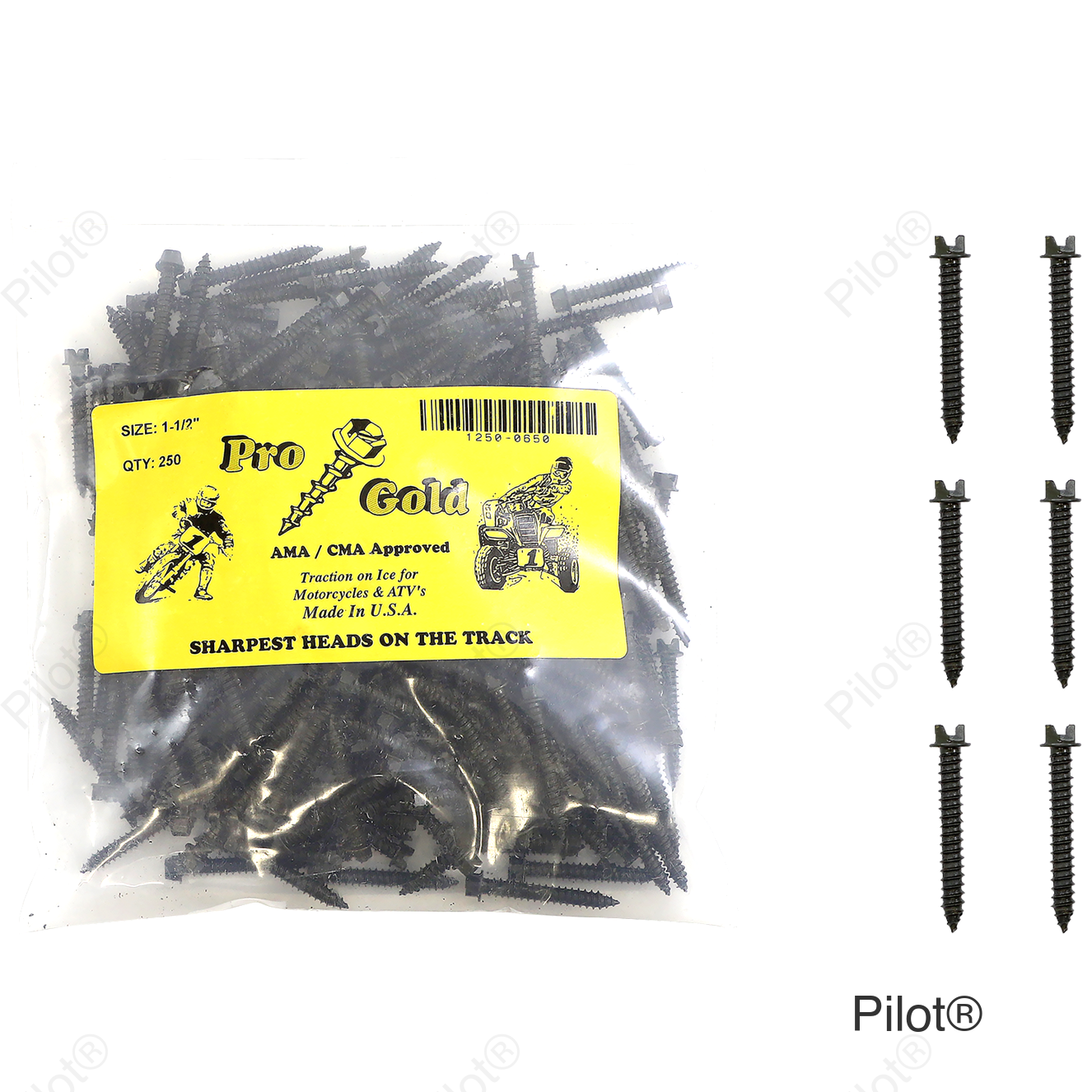 Ice Screws - 1-1/2" - 250 Pack