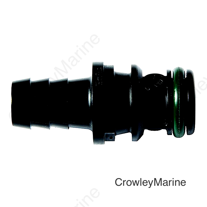 Attwood 8838HM6 Universal Sprayless Connector - Male Hose Fitting w/Pre-applied Thread Sealant