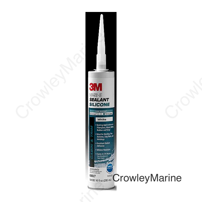 MARINE SEALANT SILICONE CLR 10oz