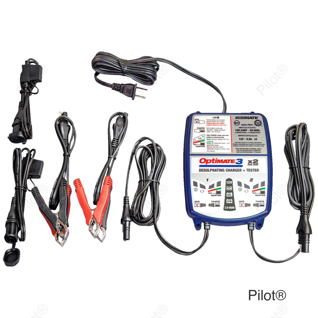 Battery Charger/Maintainer - 2-Bank