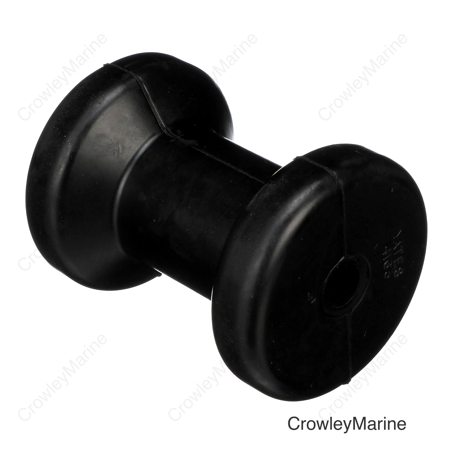 Seachoice Molded Spool Roller w/ Plastic Sleeve, Black, Boat Trailer, 8 In. X 5/8 In.