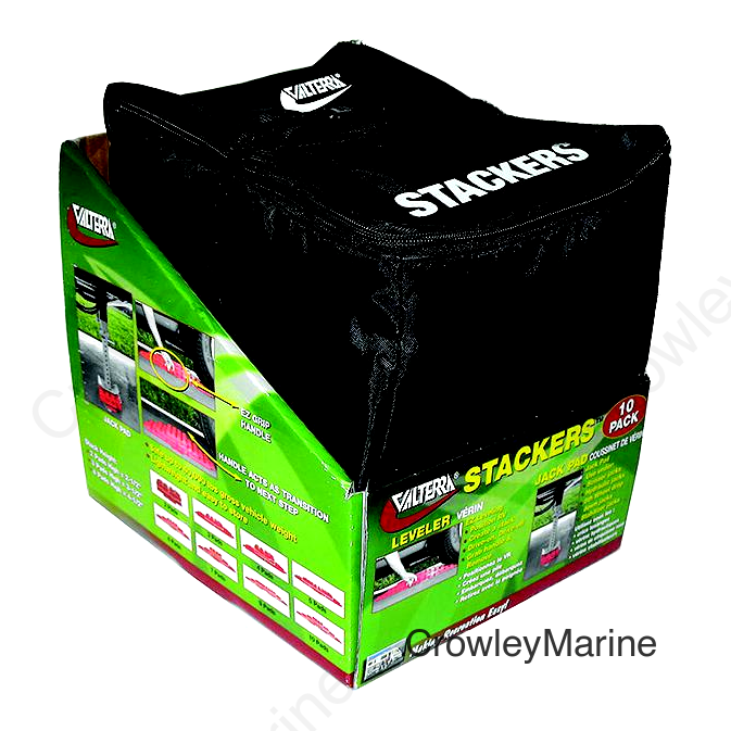 Valterra A10-0920 Multi Use RV Stackers Leveler & Jack Pads, 10/pk w/Bag