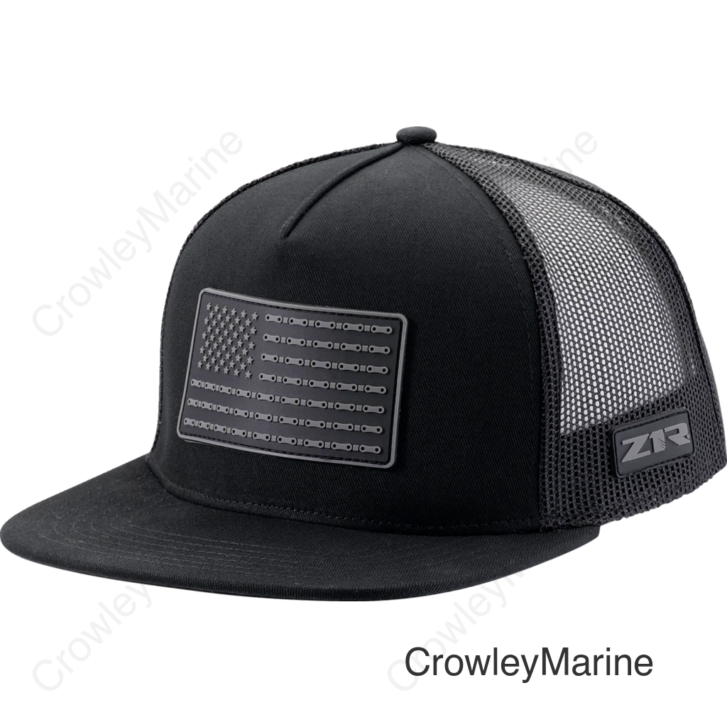 HAT FLAGPTCH Z1R SNAP BLK