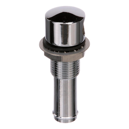 Seachoice Thru Hull Fuel Tank Vent, Chrome-Plated Brass, 5/8 in. thumbnail-1
