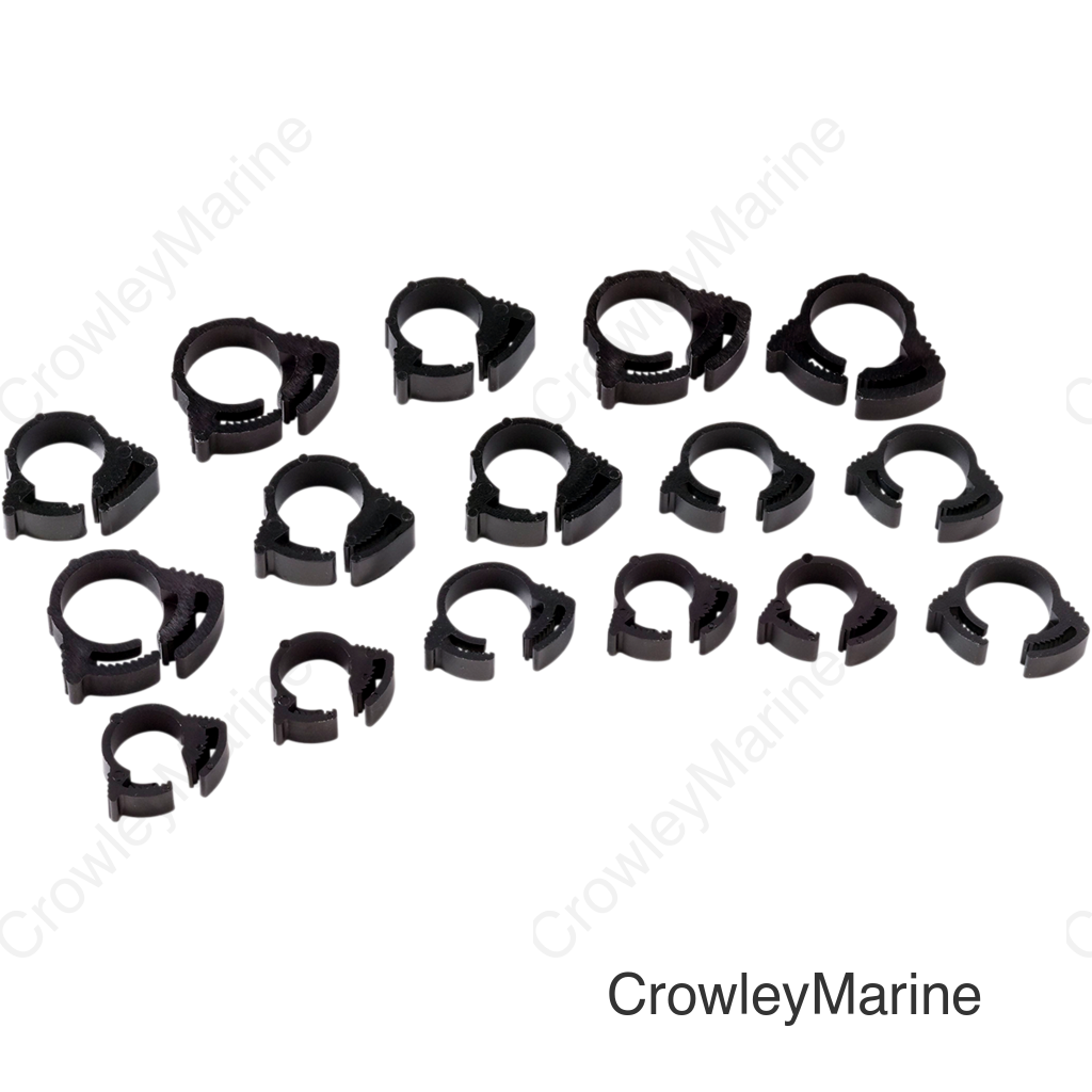 CLAMPS NYLON RATCHET 16PC
