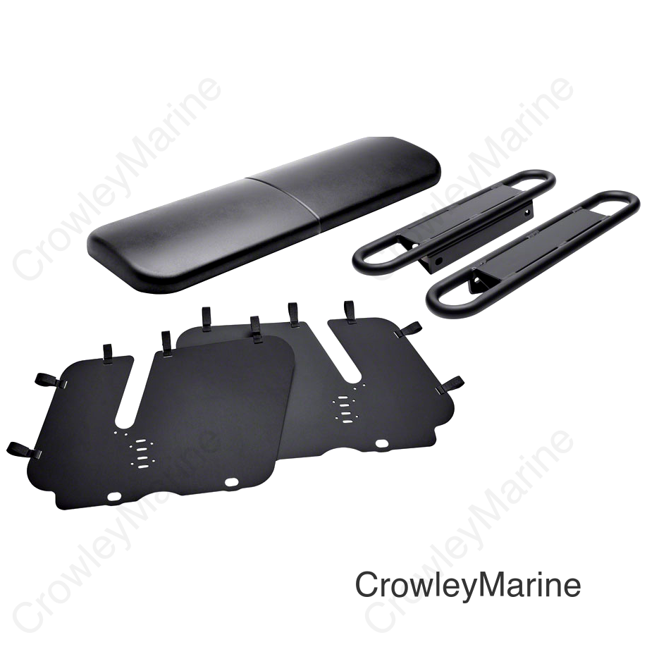 Benno RemiDemi XL Passenger Kit - Seat Pad Mount Rails Wheel Guard Set Black