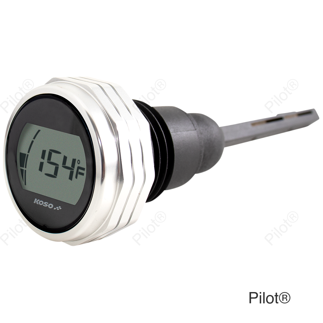 Oil Dipstick Gauge - Silver