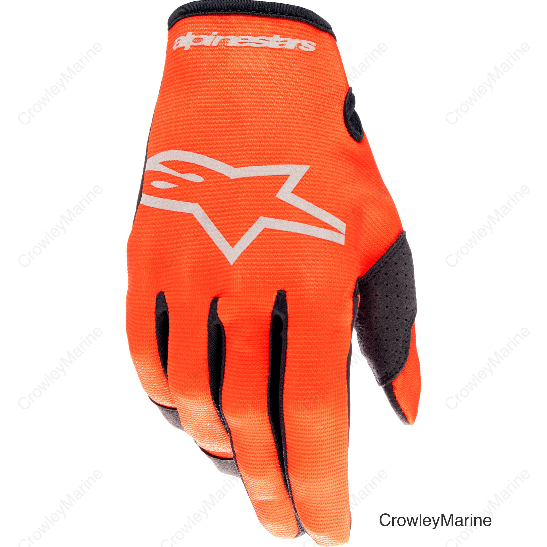 RADAR GLOVES HOT ORANGE/BLACK 2X