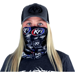 Face Mask with KFI Logos - Black thumbnail-1