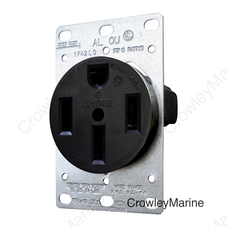 50 AMP RECEPTACLE 1 EA