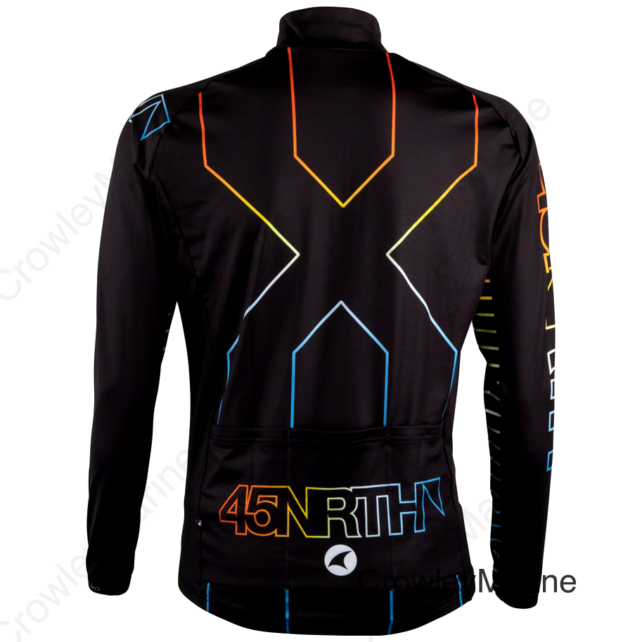 45NRTH Decade Long Sleeve Jersey - Men's Black Small
