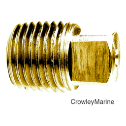 1/2 BRASS SQ HEAD PIPE PLUG thumbnail-0