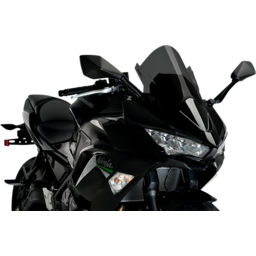 Race Windscreen - 19" - Dark Smoke - Kawasaki