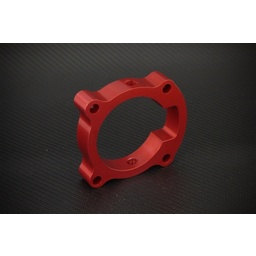 Torque Solution Throttle Body Spacer (Red): Hyundai Genesis Coupe 2.0T 10-12 thumbnail-0