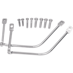 Metric Saddlebag Support - Chrome thumbnail-1