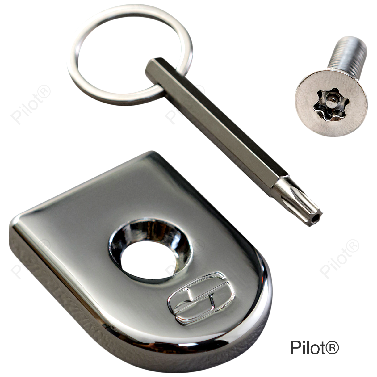 Security Seat Screw - Chrome