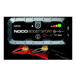 Genius GB20 Lithium Ion Jump Starter, 500 Amps