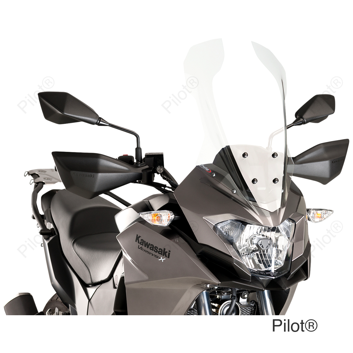 Race Windscreen - 20-1/2" - Clear - Kawasaki