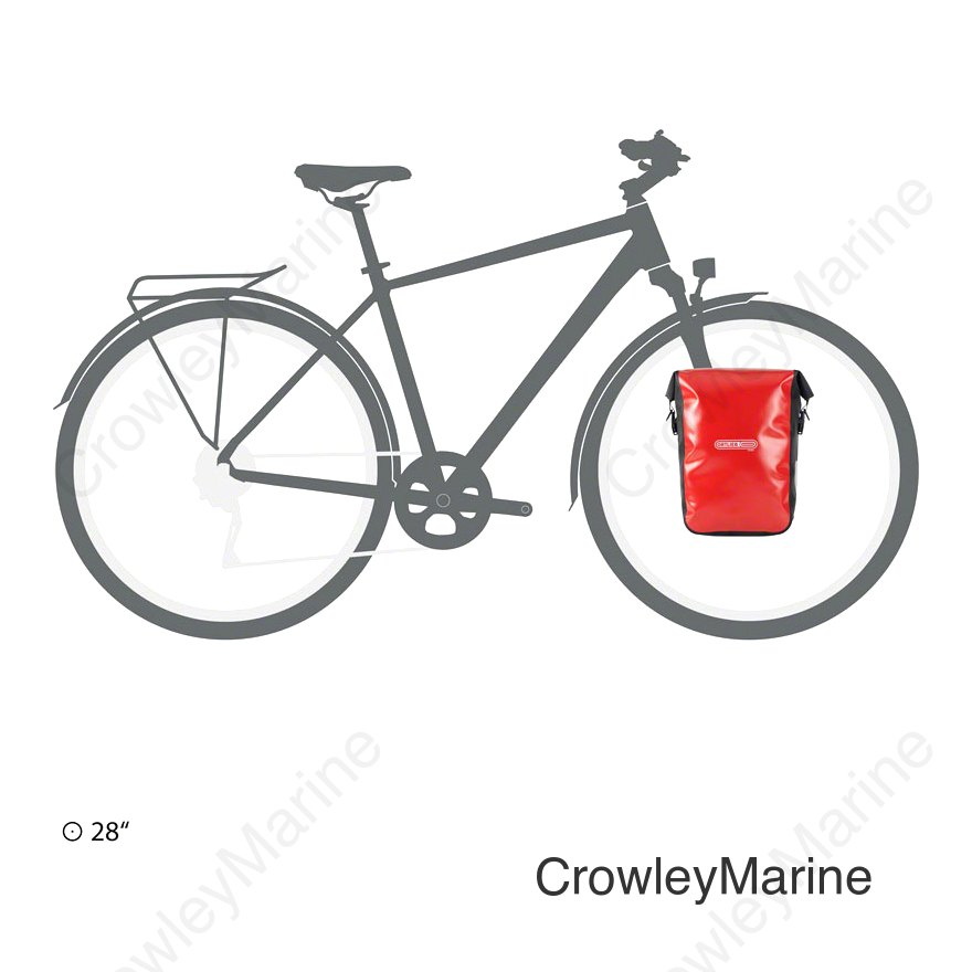 Ortlieb Sport Roller Core Pannier - 14.5L Each Red/Black
