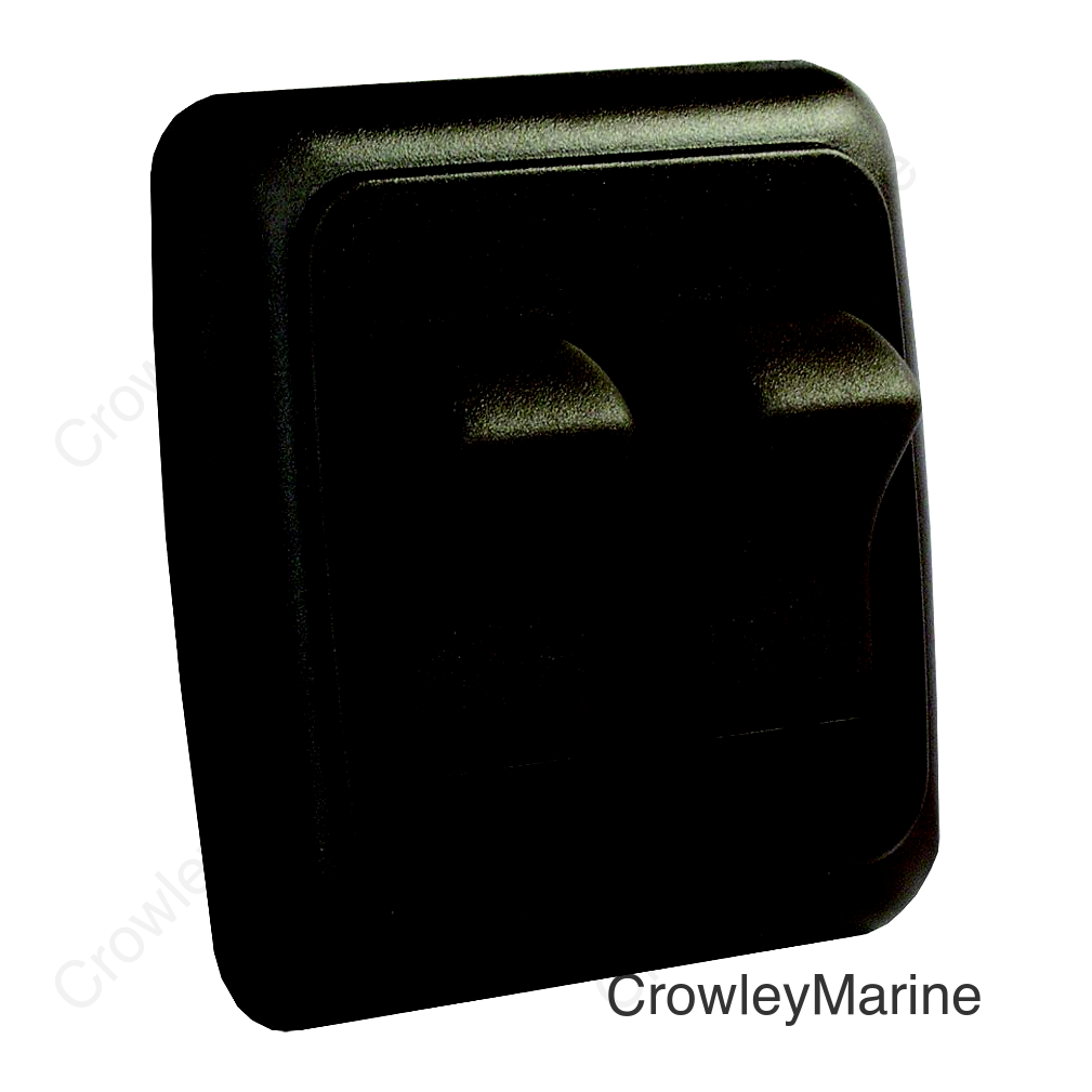 JR Products Double RV Rocker Switch Assembly with Bezel