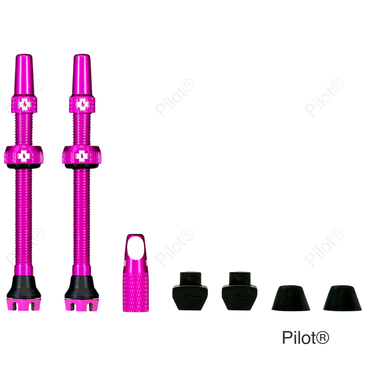 Tubeless Valve Stems - Pink