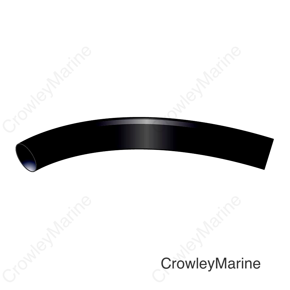 Heat Shrink Vinyl Sleeve, 3/16" x 6" Black