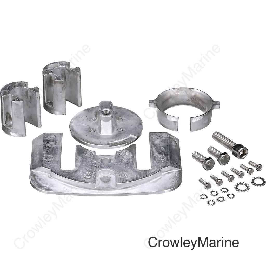 Seachoice Anode Kit, Mercruiser Bravo One, Aluminum, Cadmium-Free, Environmentally Friendly