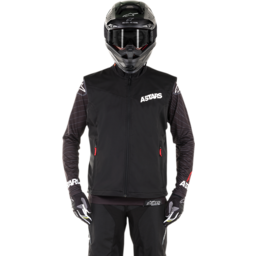Session Race Vest - Black/Red - Small thumbnail-1