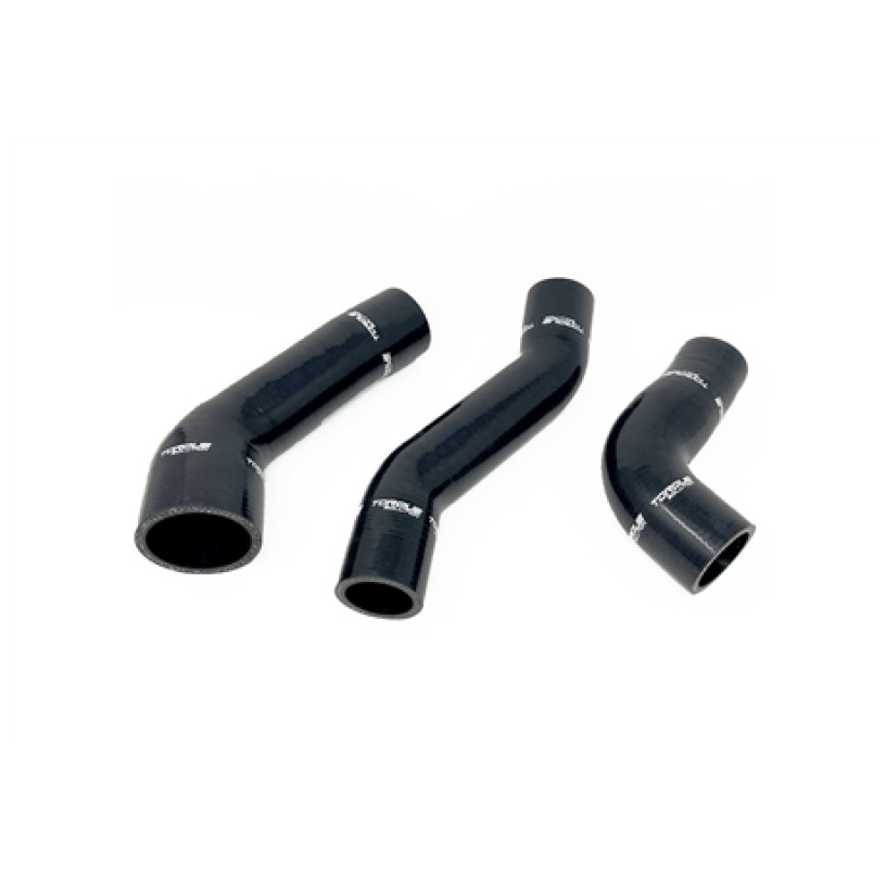 Torque Solution 13-17 Hyundai Veloster 1.6L Turbo Silicone Boost Hose Kit - Black
