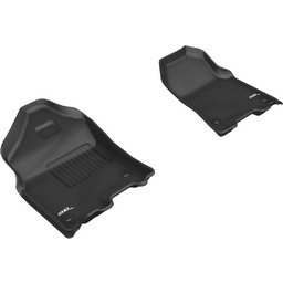 3D MAXpider 2019-2020 Dodge Ram 1500 Crew Cab/Quad Cab Kagu 1st Row Floormat - Black