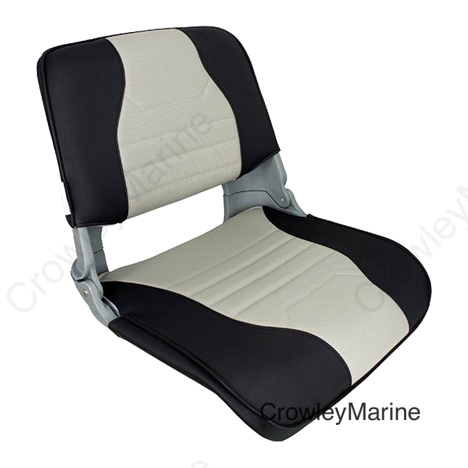 Springfield Skipper Seat With Cushions, Deluxe Charcoal/Gray/Gray Shell