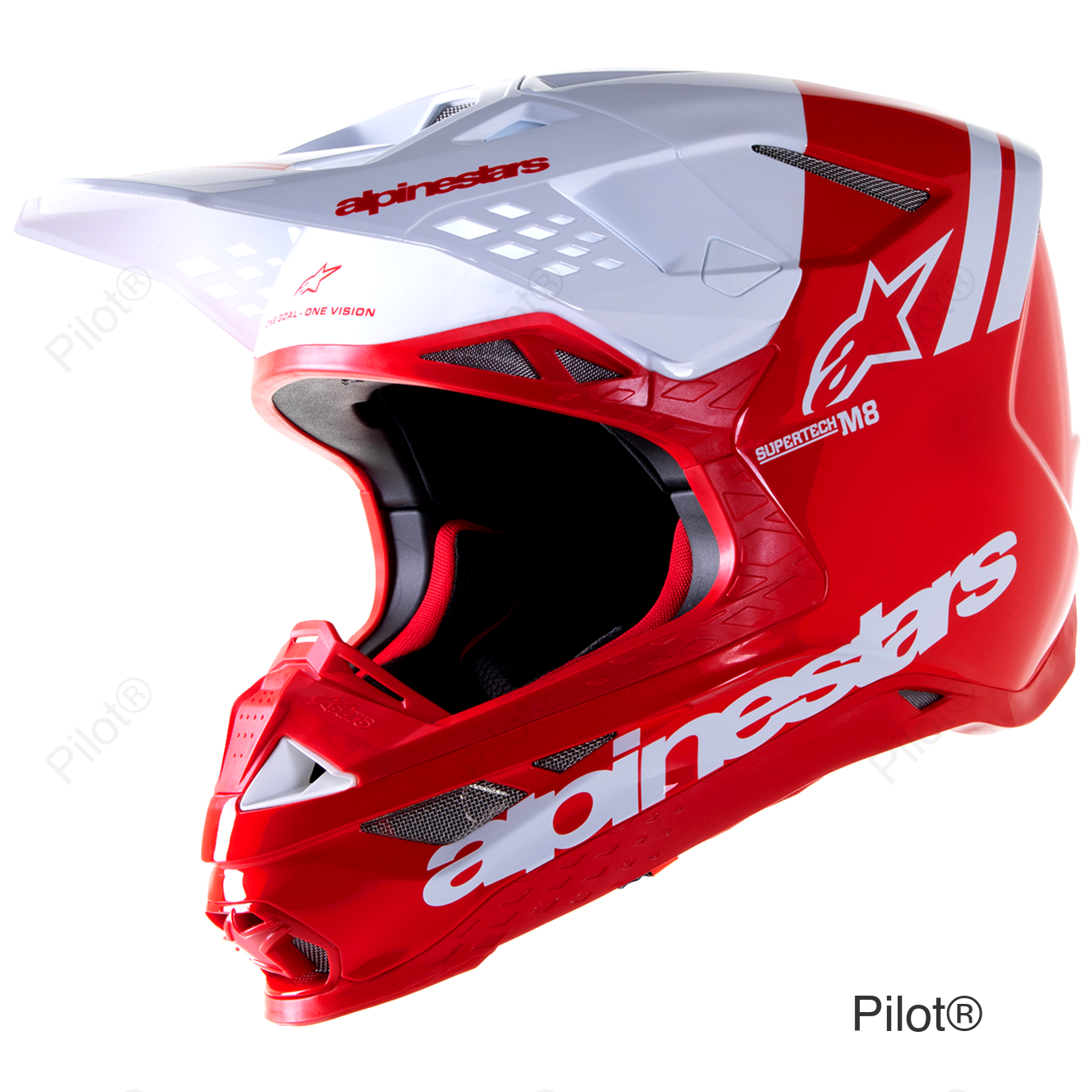 Supertech M8 Helmet - Radium 2 - MIPS® - Gloss Red/White - 2XL