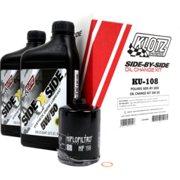 Oil Change Kit - Polaris - 5W/50 thumbnail-1