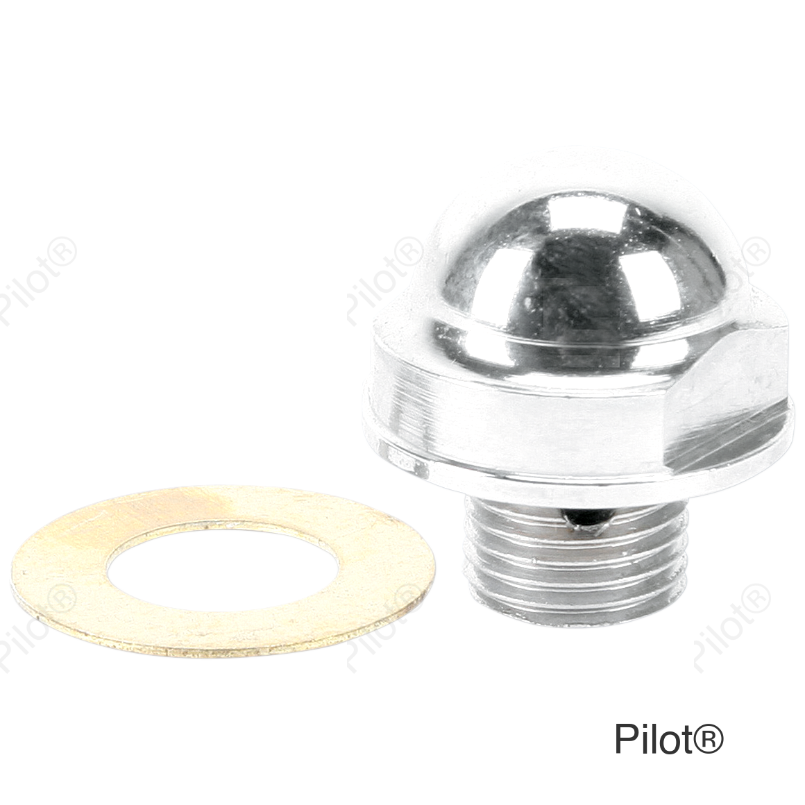 Relief Plug - Chrome - Big Twin