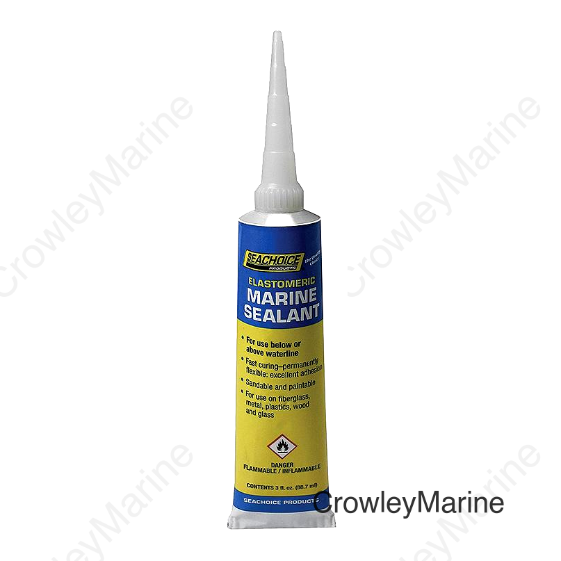 Seachoice 96891 Elastomeric Clear Marine Sealant, 3 oz.