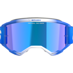 Vision 5 Goggle - Blaze - Blue - Blue Mirror thumbnail-1