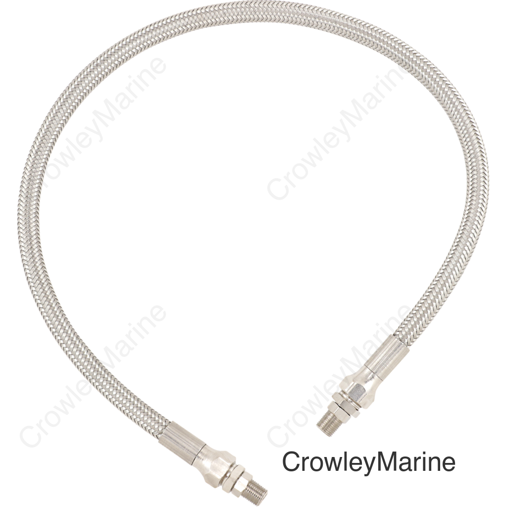 24"SS OIL LINE W/FITTINGS