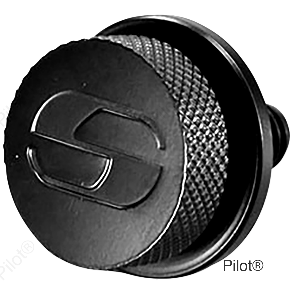 1-1/4"-28 Seat Knob - Black