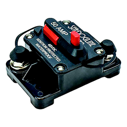 Sea-Dog 4208741 Hi-Amp Surface Mount Resettable Circuit Breaker,  60 amps, A=2-7/8" B=1-7/8" C=1-3/4" D=2-3/16" E=1-1/16", 48 Volts thumbnail-0