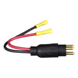 Seachoice Trolling Motor Plug, Straight, Male, Motor Side, 6 in. Lead Wires thumbnail-1
