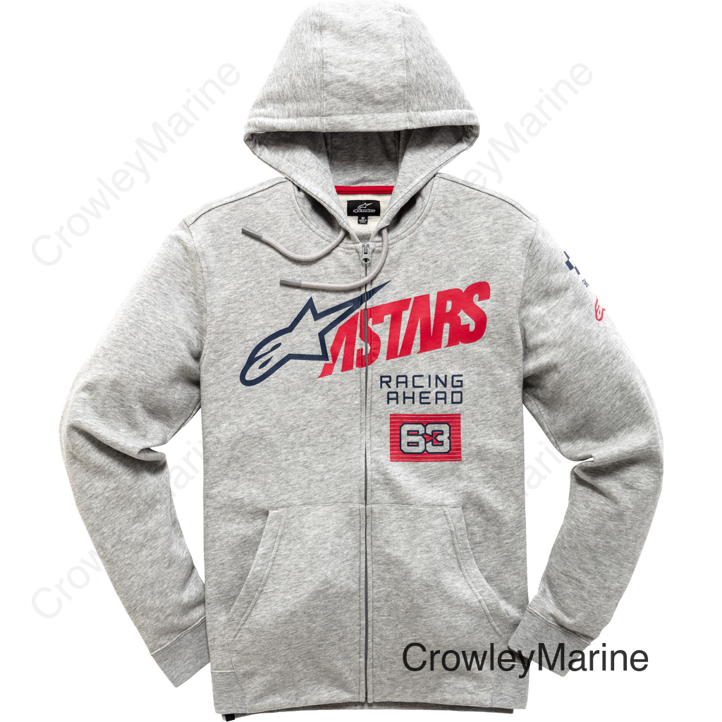 TITLE ZIP HOODIE GREY HEATHER 2X
