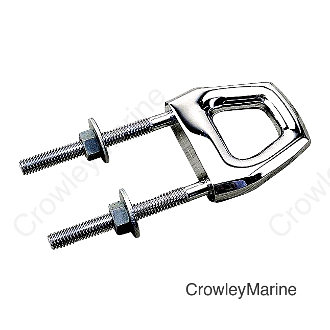 BOW EYE TWIN SHANK CHROME ZINC
