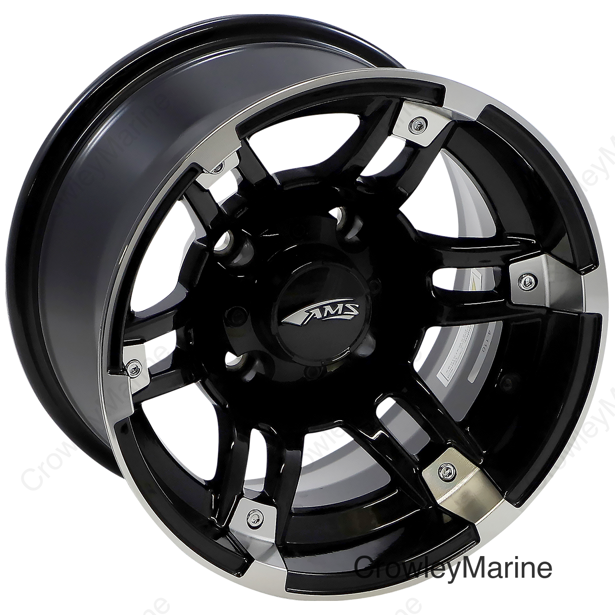 Wheel - Roll'n 104 - Rear - Machined Black - 12x7 - 4/110 - 2+5