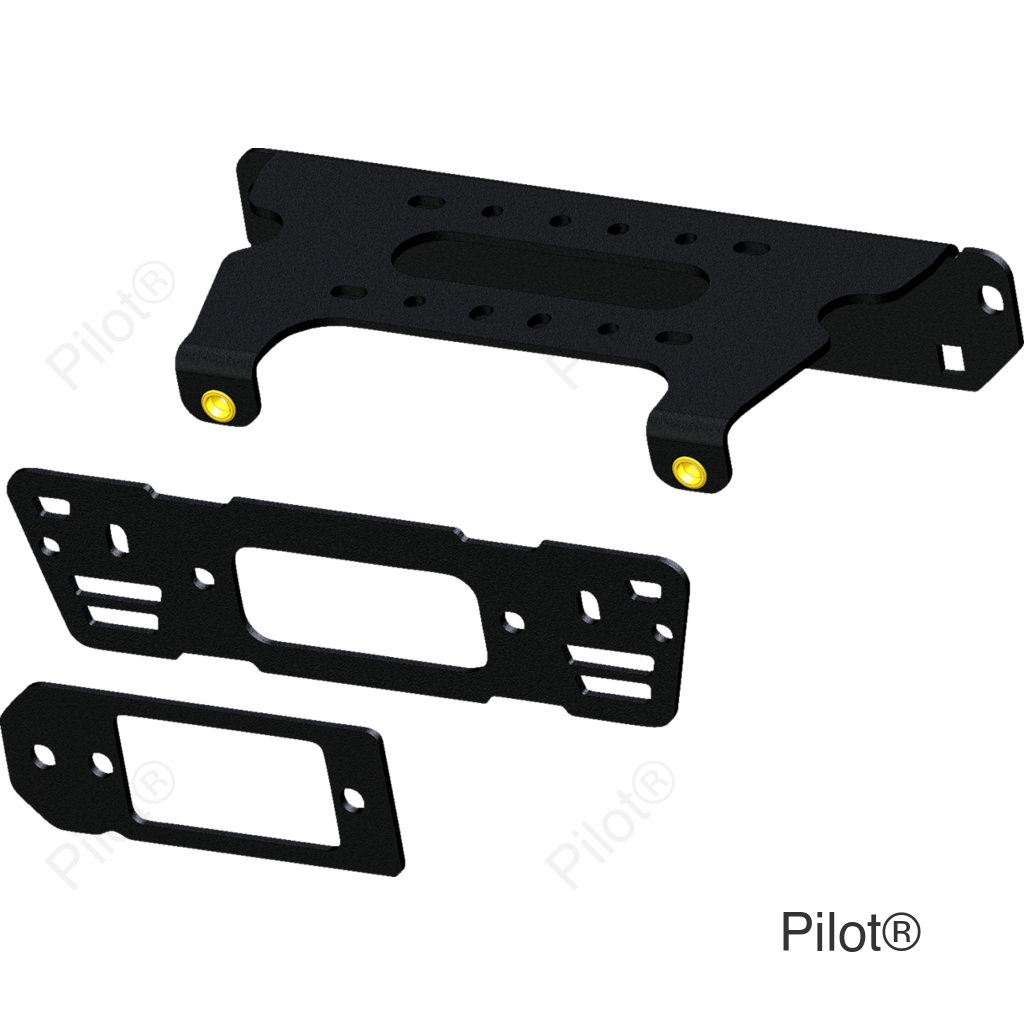 Winch Mount - Polaris/Gravely